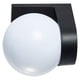 thumbnail image 2 of Pantalla redonda de acrílico con base de plástico para PC, resistente al agua, para exteriores, para montar en la pared, color blanco leche, 2 of 14