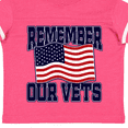 thumbnail image 4 of Inktastic Veteran Remember our Vets Boys or Girls Toddler T-Shirt, 4 of 5