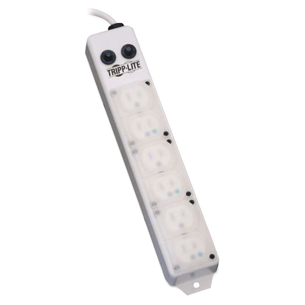 Tripp Lite MedicalGrade Power Strip for Patient Care Areas, 6 Outlets