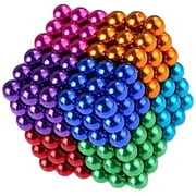 Adults DIY Decompression Toy Magnetic Balls Toys Magic Cube Random DIY Decompression Toy Desktop Accessories with Enhance Creativity Stress Relief Gifts,216 Pcs 5mm, 8 Colors