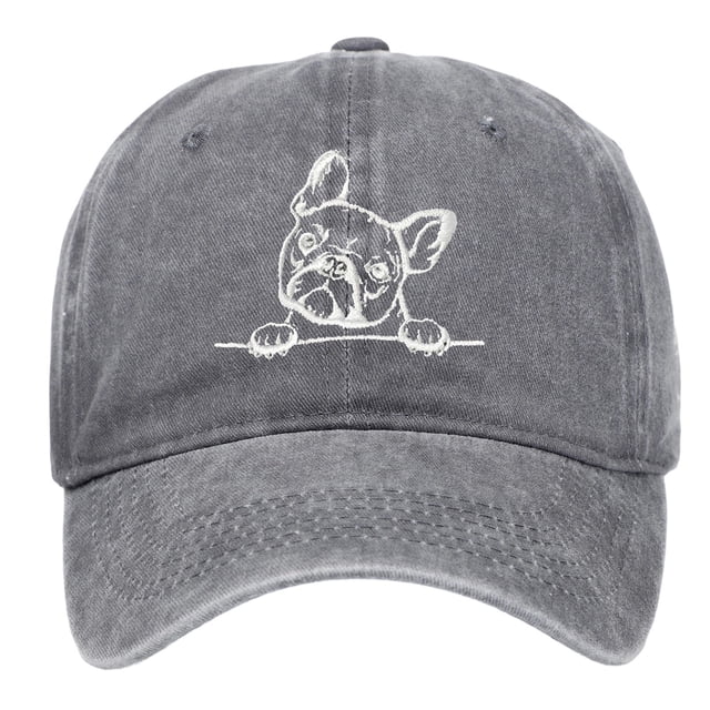 Visor Hat for Outdoor Casual Use - Washed Baseball Cap with Subtle French Embroidery Craftsmanship and Everyday Comfort