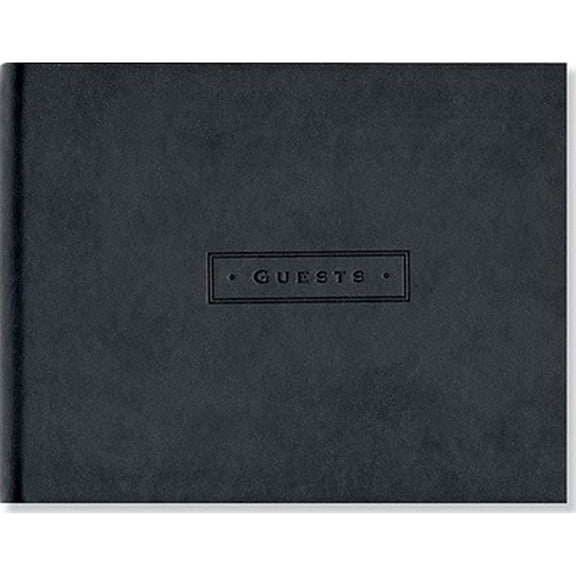 Pre-Owned Classic Black Guest Book (Hardcover) by Inc Peter Pauper Press