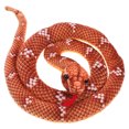 thumbnail image 1 of AURARMLET Stuffed Snake Plush Toy Coffee Lint 1Pack Scaring Children Stage Performance, 1 of 7