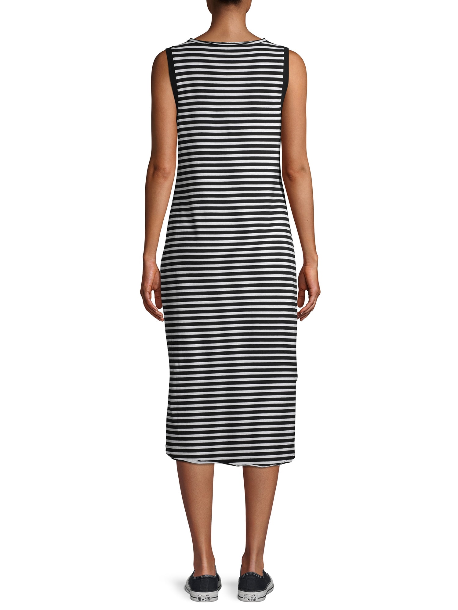 Sleeveless Knit Midi Dress - Walmart 
