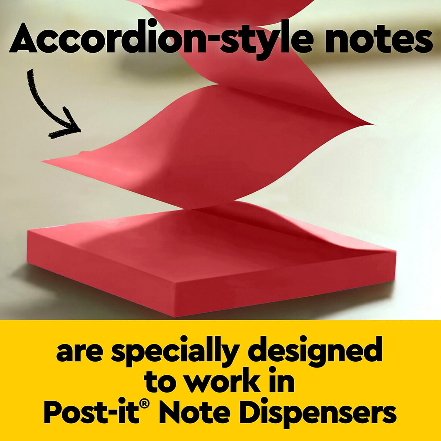 Post-it Super Sticky Pop-up Notes 3" x 3" Playful Primaries Collection 90 Sheet/Pad 18 Pads/Pack