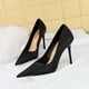 thumbnail image 3 of Zapatos de tacón alto, delicados, adelgazantes, de moda, dulces, ultraaltos, de boca poco profunda, con punta puntiaguda, para mujer, para bodas, 3 of 4