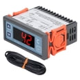thumbnail image 1 of TICFOX Controlador de Temperatura de Pantalla Digital Termostato Inteligente ignífugo de PC con Sensor de Alta precisión 220VAC, 1 of 14