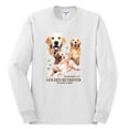 thumbnail image 2 of If It's Not a Golden Retriever It's Just a Dog Gift | Mens Dog Lover Long Sleeve T-Shirt, White, Large, 2 of 3