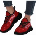 thumbnail image 5 of Coolcustomize Women's Love Print Sneakers, Lightweight Breathable Casual Walking Shoes – Trendy Romantic Heart Design Athletic Sneakers, 5 of 5