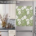 thumbnail image 4 of Dailycode Dishwasher Magnet Cover Magnetic Fridge Door Cover Home Kitchen Decor, Vintage White Flower Green Leaves, 23"x 26", 4 of 6