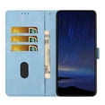 thumbnail image 6 of Decase Flip Case for iPhone 17 Pro Max,Embossed Cherry Blossoms Flip PU Leather Wallet Cover,Magnetic Flip Closure Shockproof Cover with Wrist Strap,Skyblue, 6 of 10
