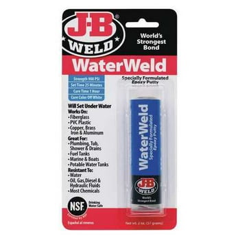 J-B Weld 8277 Epoxy Adhesive, Underwater, 2 Oz, Stick
