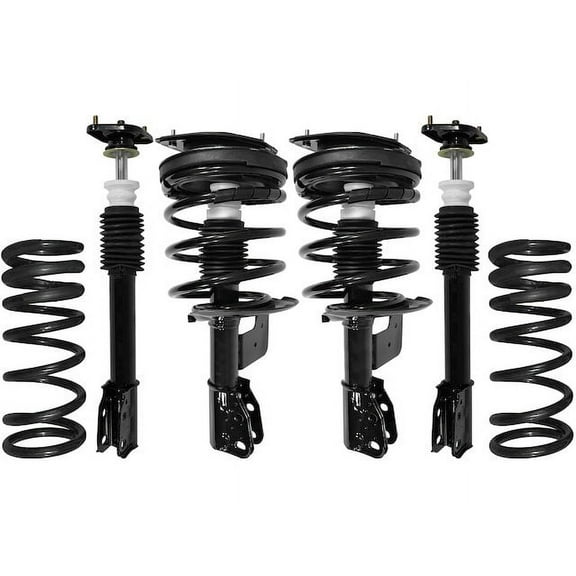Front and Rear Suspension Strut and Shock Absorber Assembly Kit - Compatible with 1986 - 1990 Buick LeSabre 1987 1988 1989