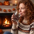 thumbnail image 4 of Halloween Glass Cup,12oz,Magic Castle Pattern,Tea,Coffee,Ice Water Soda Beverage Cup,Reusable Festival Holiday Evening Party Glassware Dinkware Suppies, 4 of 6