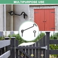 thumbnail image 6 of Uxcell 10-Pack Hook and Eye Latch for Door 3 Inch Carbon Steel Gate Latch Barn Door Lock Black Hook and Eye Gate Latch, 6 of 6