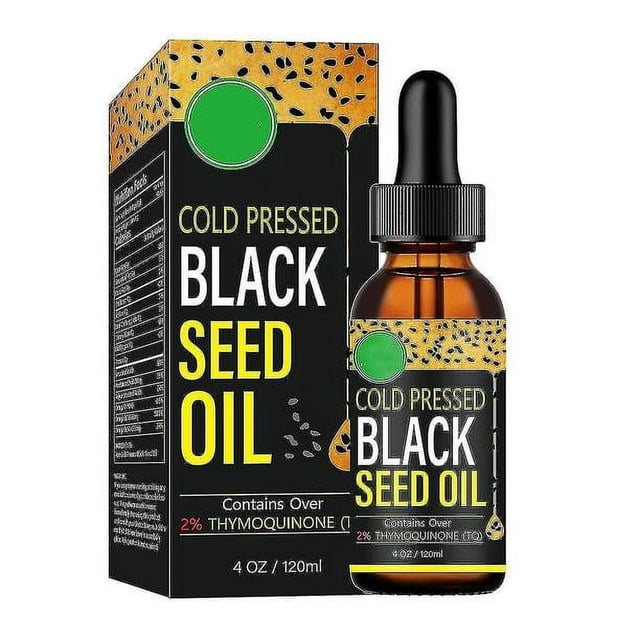 Aceite de semilla negra: aceite de semilla negra 100 % natural prensado en frío para apoyar la digestión, suplemento de aceite de semilla negra puro para reforzar el sistema inmunológico