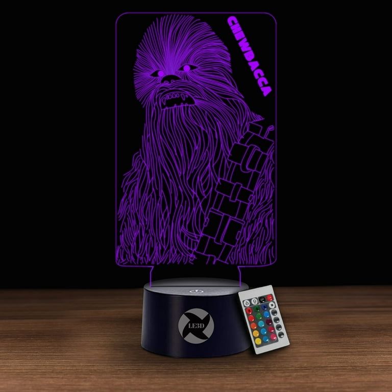Wireless 3D Optical Illusion Night Light - Star Wars Chewbacca