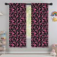thumbnail image 5 of Blackout Kids Curtains,Breast Cancer Childrens Insulated Curtains Set Of 2,Bedroom Essentials,Toddler Room Decor 42"x63", 5 of 5