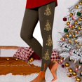 thumbnail image 1 of WILLBEST Leggings con Estampado Navideño para Mujer, Mallas Huecas Informales de Moda, Pantalones de Yoga con Realce para Fitness, Deportes Y Comodidad 2568 Grande, 1 of 4