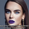thumbnail image 3 of Lápiz labial Mynena Purple, duradero, impermeable, vegano, para mujeres, 3 of 8