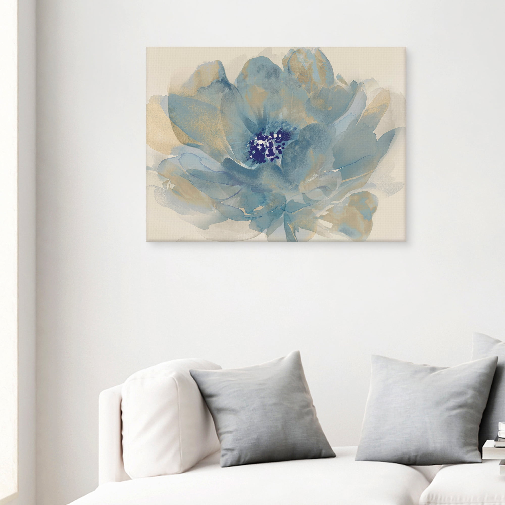 Floral Clouds Dreams by Tania Bello Canvas Art Print