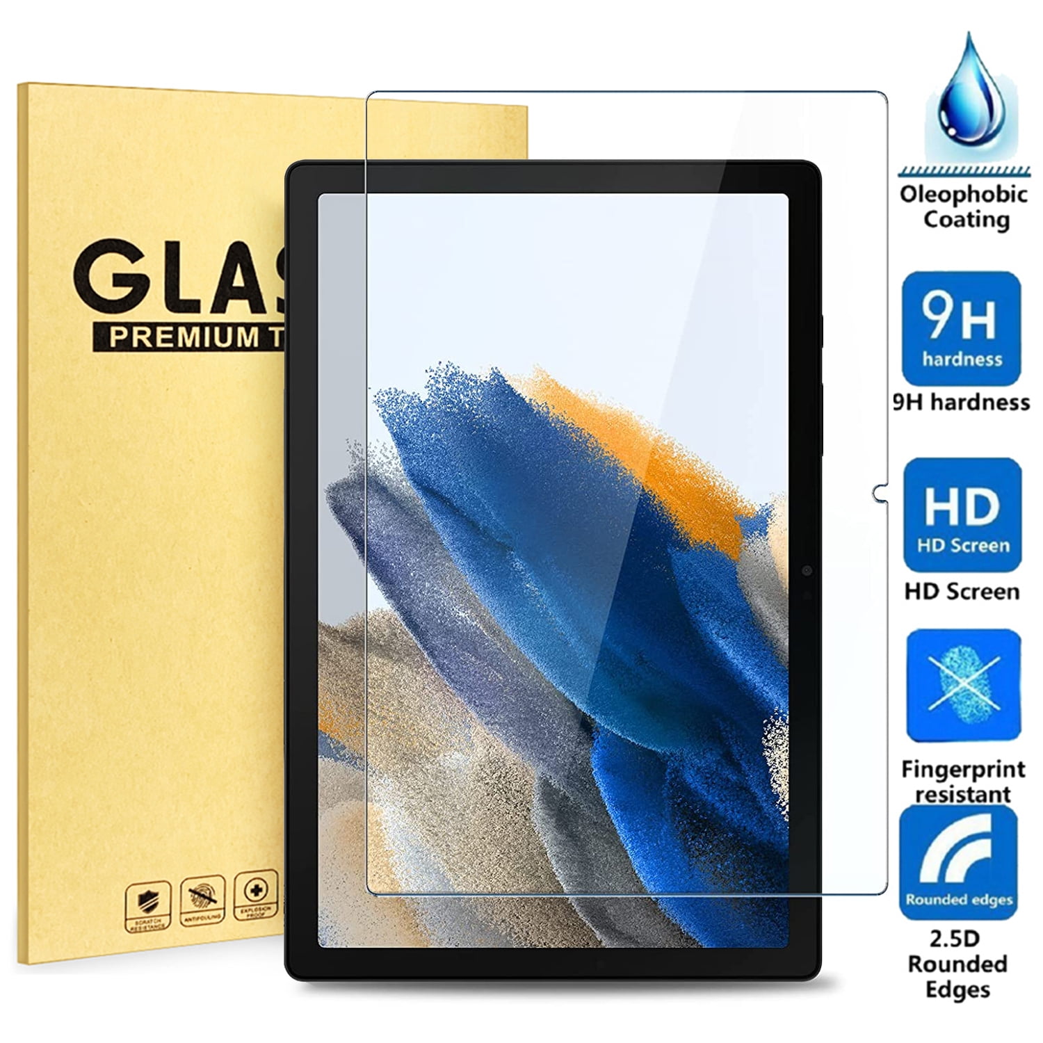 For Samsung Galaxy Tab A8 10.5" / SMX200 / X205 / X207 Tempered Glass