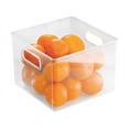 thumbnail image 2 of iDesign 71230 Clear Plastic Stackable Storage Bin 6 H x 8 W x 8 D in. (Pack of 2), 2 of 2