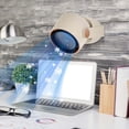 thumbnail image 5 of ICQOVD Desktop Fan Table Fan 100 Speed Wall Mounted Quiet Led Display Rechargeable Hands-Free Portable Cooling, 5 of 5