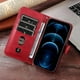 thumbnail image 5 of For Motorola Edge 60 5g / 60 Fusion 5g / 60 Pro 5g / Edge (2025) 5g Pu Leather Cases With Zipper Pocket Wallet Phone Cover Stand Red, 5 of 5