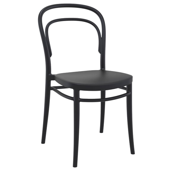 Marie Resin Outdoor Chair Black