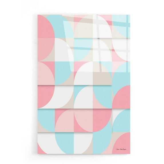 Epic Art 'The Scandinavian Geometry' by Seven Trees Design, Acrylic Glass Wall Art, 16"x24"