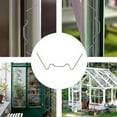 thumbnail image 5 of 304 Stainless Steel Greenhouse Glazing Clips Rustproof Aluminum Frame Glass Panel Fasteners 25 50 100 Pcs, 5 of 7