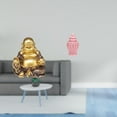 thumbnail image 2 of Estatua de Buda,Figuras de estatuas de Buda Bodhisattva de meditación,Tarro de jengibre de cerámica,Jarrón de cerámica con jengibre y arreglo floral,Jarrón decorativo de porcelana con tapa, 2 of 8