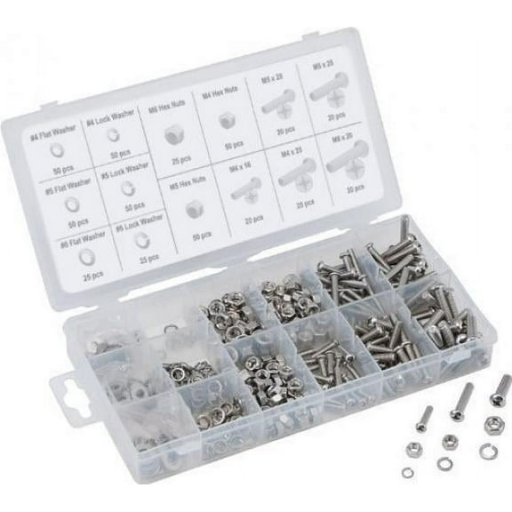 Tekz 45250 Metric Nut and Bolt Assortment - 475 Piece