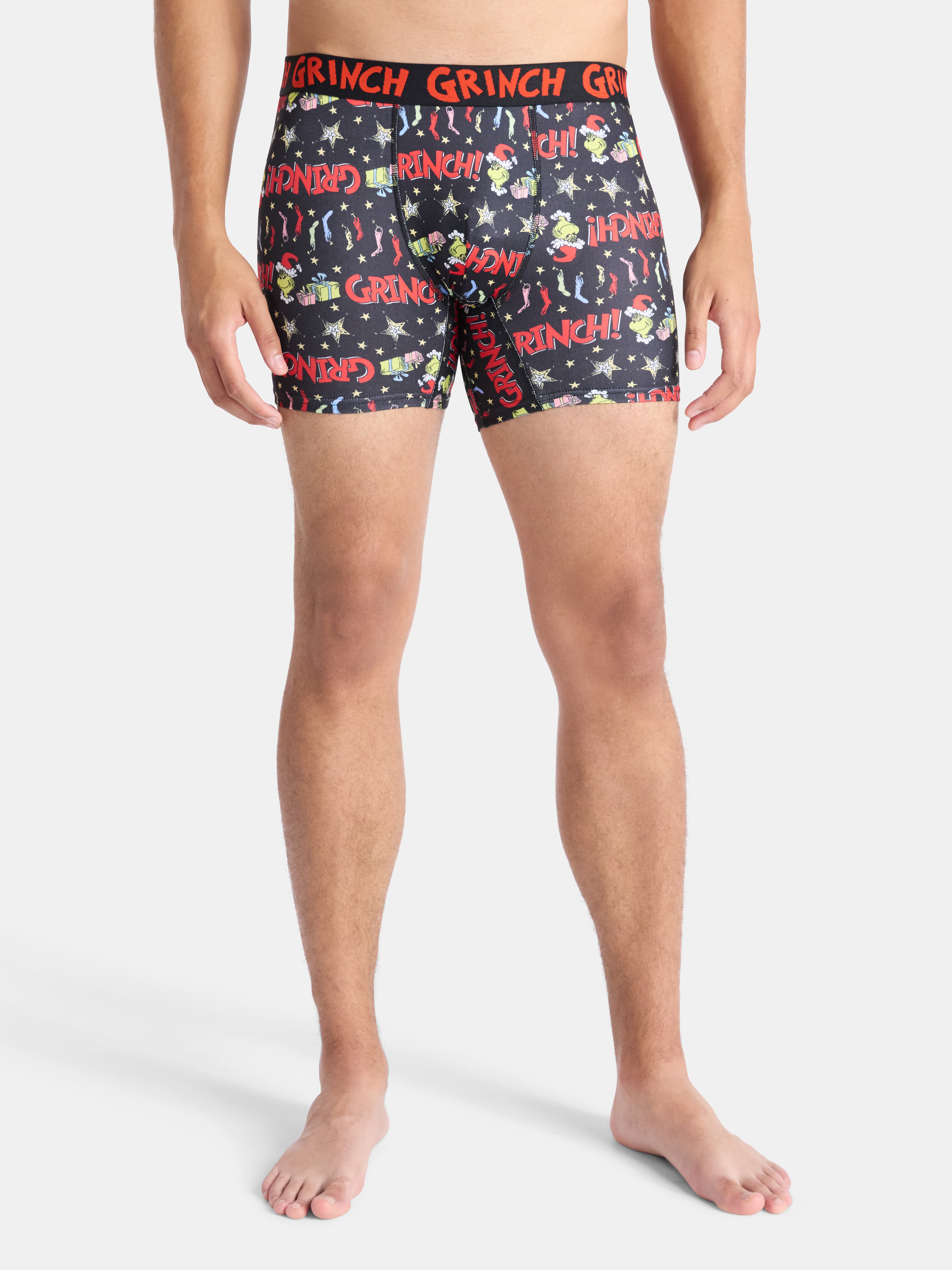 Dr. Seuss The Grinch Men’s Boxer Briefs, 2-Pack, Sizes S-XL