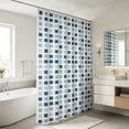 thumbnail image 3 of Bxaolu Shower Curtain Liner, W72xL78 Inch Plastic Shower Curtain Liner for Shower, Bathtubs, Bathroom Curtains Shower Curtain and Liner, 3 of 6