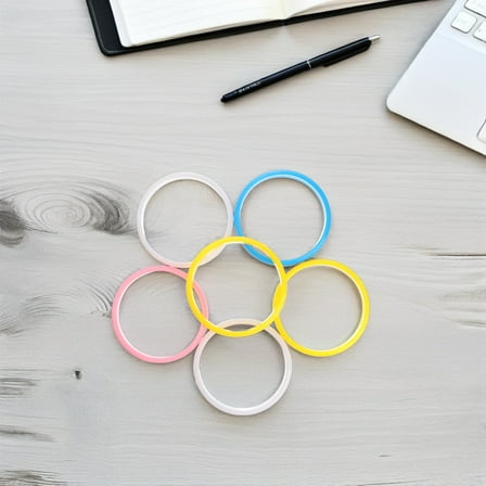 IBASETOY 6Pcs Toddler Plastic Bangle Bracelets Assorted Color for Little Girls Daily Wear Accessory