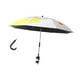thumbnail image 4 of Sombrilla para cochecito con abrazadera, sombrilla plegable personal, sombrilla de playa Blanco, 4 of 9