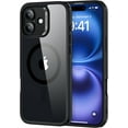 thumbnail image 1 of Pour iPhone 16 Pro Max Étui, Compatible avec MagSafe, Protection Antichoc de Qualité Militaire, Étui Magnétique pour iPhone 16 Pro Max, Étui Hybride Classique (HaloLock), Transparent, 1 of 1