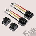 thumbnail image 7 of 2pc H4 (9003/HB2) Headlight Socket Converter Kit FOR H4652, H4656, H4666, H6545 Plug and Play Head Light Wiring Harness Connector Plug, 7 of 7