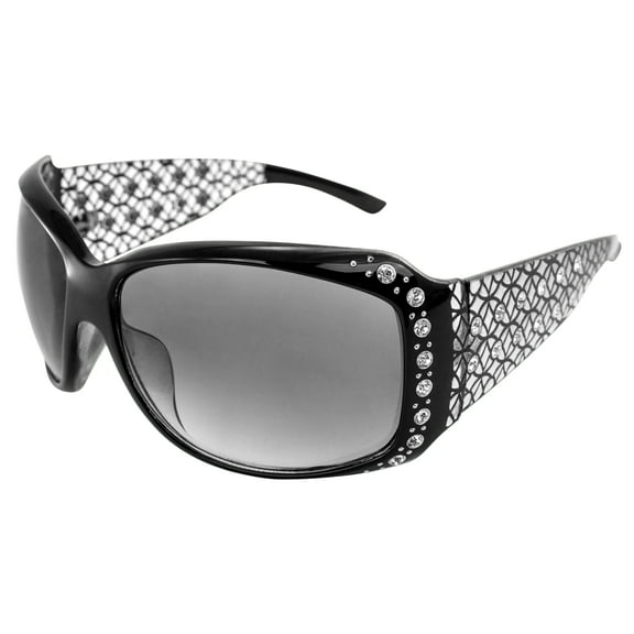 Global Vision Bonanza Women's Western Sunglasses Black Frame Smoke Gradient Lenses