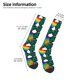 thumbnail image 2 of Fotbe Lgbt Penguin Calcetas Divertidas Estampadas para Hombre y Mujer, Calcetas de Algodón hasta la Rodilla para Caminar, Correr, Enfermería y Embarazo, 2 of 6