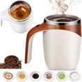 thumbnail image 1 of FNNMNNR self stirring coffee mug，magnetic stirring coffee mug self heating coffee mug Rechargeable Automatic Stirring Coffee Mug Office Reusable Coffee Mug Rechargeable Self Stirring Co, 1 of 8