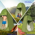 thumbnail image 6 of Camping Shower Tent 7FT Instant Pop Up Privacy Tents, Portable Toilet Tent Outdoor Dressing Room, Foldable Camp Sun Shelter for Beach Fishing, 6 of 7