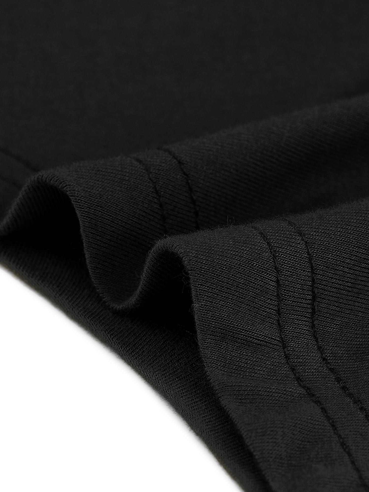 DARING DIVA Women's Cowl Neck Asymmetrical Hem Tunic Tops with Pockets Black S