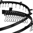 thumbnail image 3 of Flexible Bendable Curtain Track, Ceiling Wall Mounted, Black Curved Heavy Duty RV Sliding Curtain Track 3, 3 of 6