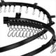 thumbnail image 3 of Riel de Cortina Flexible y Flexible, Montado en la Pared del Techo, Riel de Cortina Deslizante para RV de Alta Resistencia Curvo Negro de 5 Metros, 3 of 5