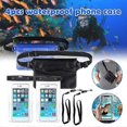 thumbnail image 2 of Swimming/Hiking/Diving/Boating/Snorkeling/Supplies 2pcs Waterproof Mobile Phone Bag + 2pcs Waterproof Waist Bags, 2 of 5