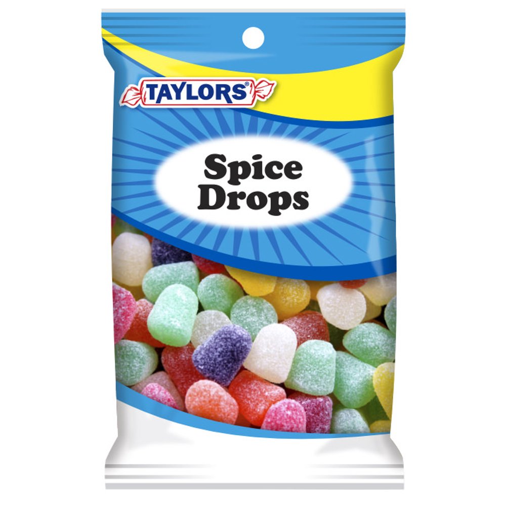 Taylors Candy Spice Drops Candy, 24 Count