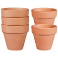 thumbnail image 1 of PENGXIANG 5pcs Home Terracotta Flower Pots Ceramic Clay Flower Pots Delicate Compact Flowerpots, 1 of 6